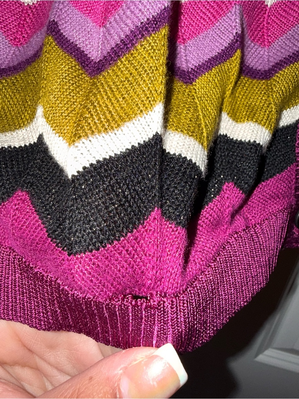 Missoni for Target Purple Chevron V-Neck Sweater & Cardigan Set - Picture 6 of 6